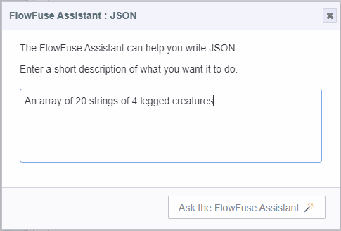 Prompting from within the Template Node