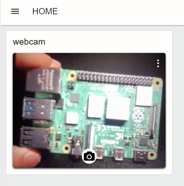 "selecting different camera"